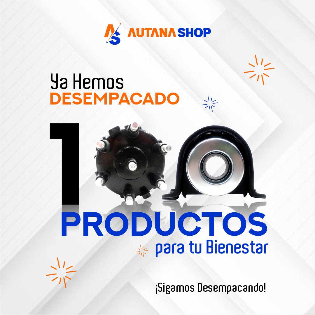 autanashopca's tweet photo. Hey, te informamos que seguimos desempacando y ya tenemos 100 PRODUCTOS en nuestra tienda para tu BIENESTAR.

Ingresa ya en https://t.co/4818lHTJhS y regístrate para que compruebes tú mism@.

#autanashop   #autopartes #Venezuela https://t.co/XCEfyvMBdu