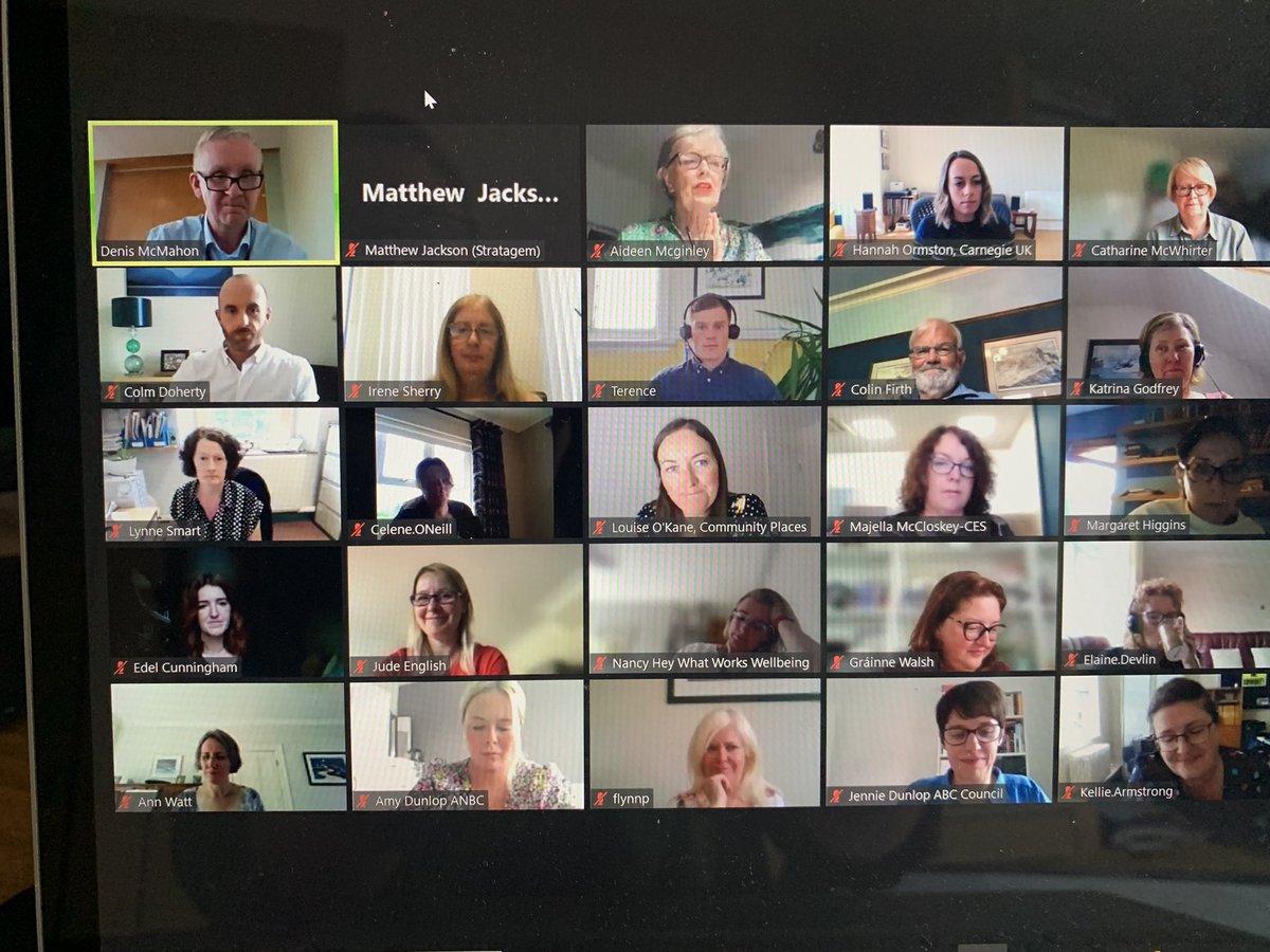 ConnectBelfast's tweet photo. TEO Permanent Secretary Denis McMahon shares his reflections on @CarnegieUKTrust well-being journey in NI #niwellbeing #communityplanning https://t.co/RX7FVD7oKO