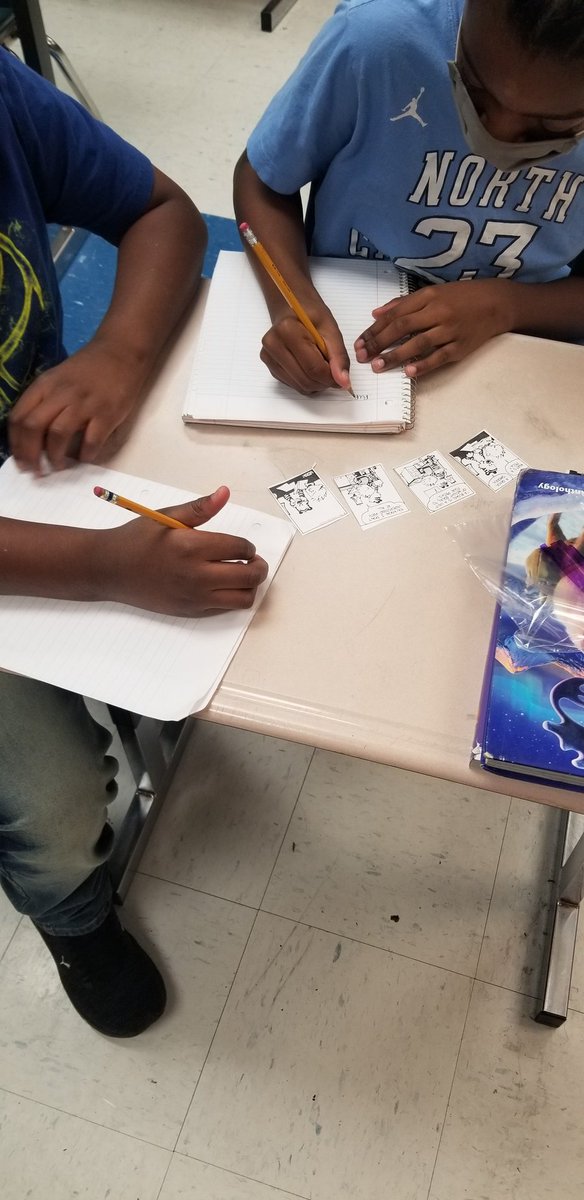 MsRichTeach's tweet photo. Today we are sequencing with Calvin and Hobbes math comics! @AdamsvilleElem1 https://t.co/O12aHcs3tl