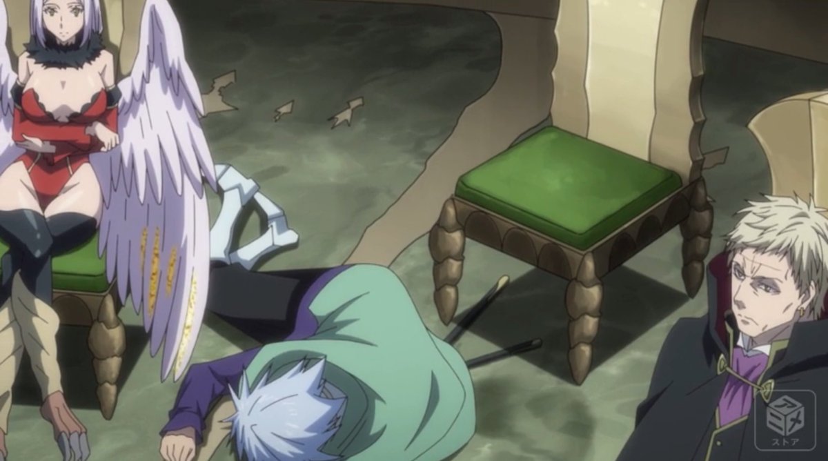 翔也 V Twitter Dアニメストア 転生したらスライムだった件 転スラ Tensura 第46話 感想02 クレイマンとディーノ 声はロズワールとスバル ディーノは クレイマンの無根拠な大演説の間は眠り続けていたが ミリムへの彼の命令を聴いたときだけは目を覚ました