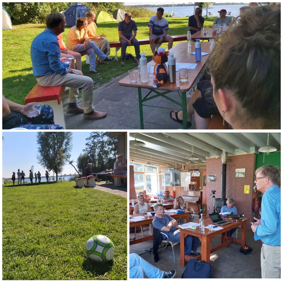 RodeWouw's tweet photo. Zomerschool Samenlevingsopbouw #EMBGG met @HBoutellier. Over actuele relevanties samenlevingsopbouw.
Weerbare wijken tegen ondermijning.
Strijd tussen identiteiten.
Versterken samenhang.
"Het gaat altijd om de relatie als organisatieprincipe"

Eilandje Wanneperveen. https://t.co/dnILL675Ua