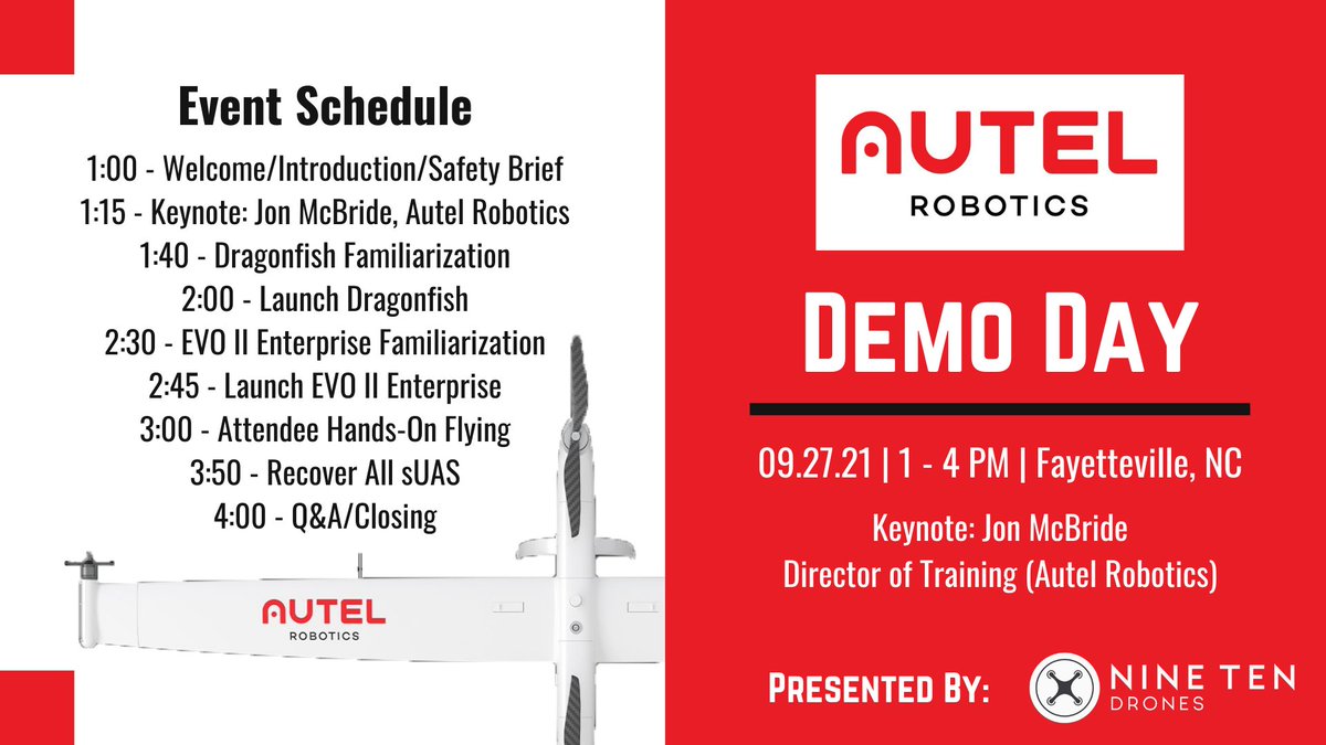 Demo Day - Autel Robotics 🚀 - eepurl.com/hHShRr