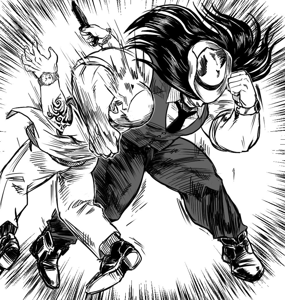 どうしても描きたかった(ごめんなさい塗り残しがあったので上げ直しました…) 