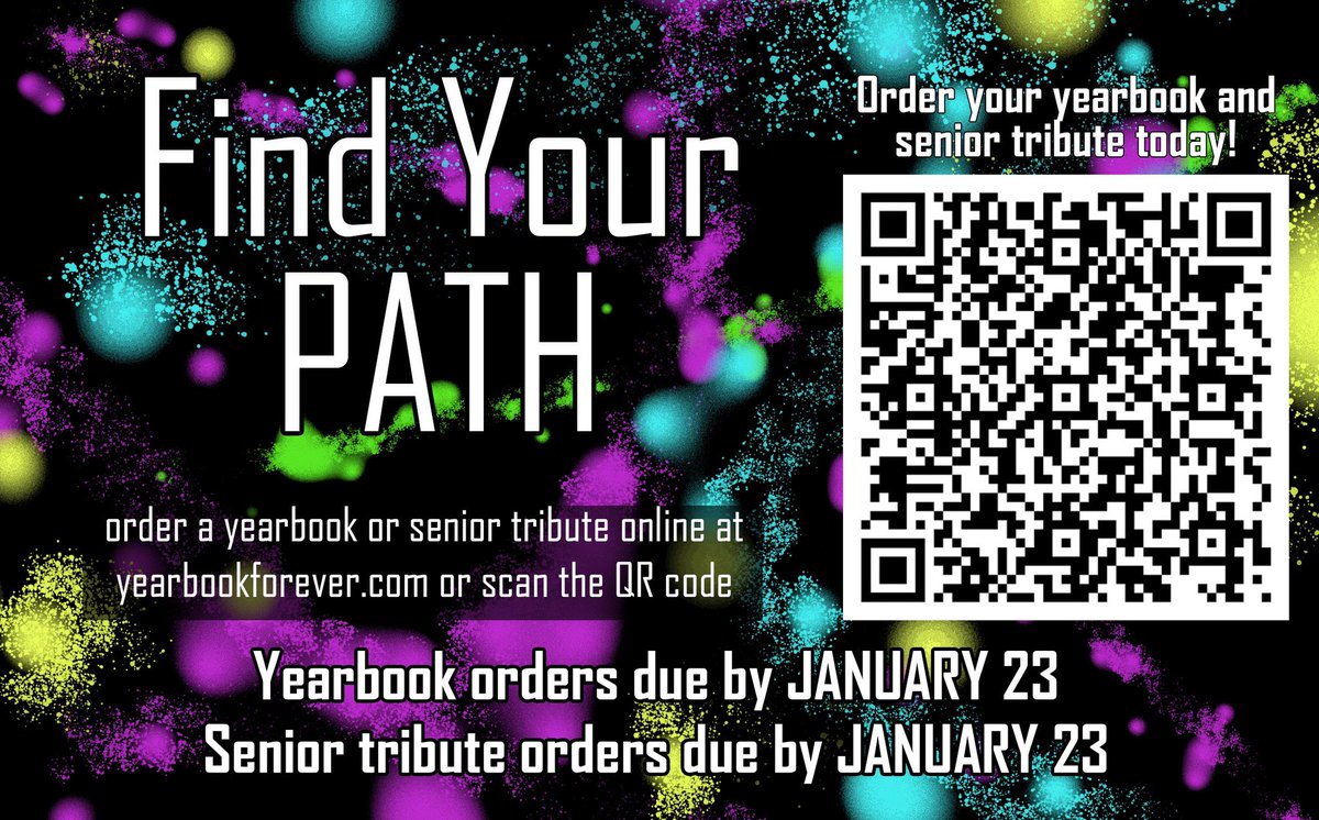 Surprise! Find Your Path is in progress. Don’t forget to order your yearbooks and senior tributes! You can also click on the link in our bio! #reitzhighschool #yearbook #walsworthyearbooks