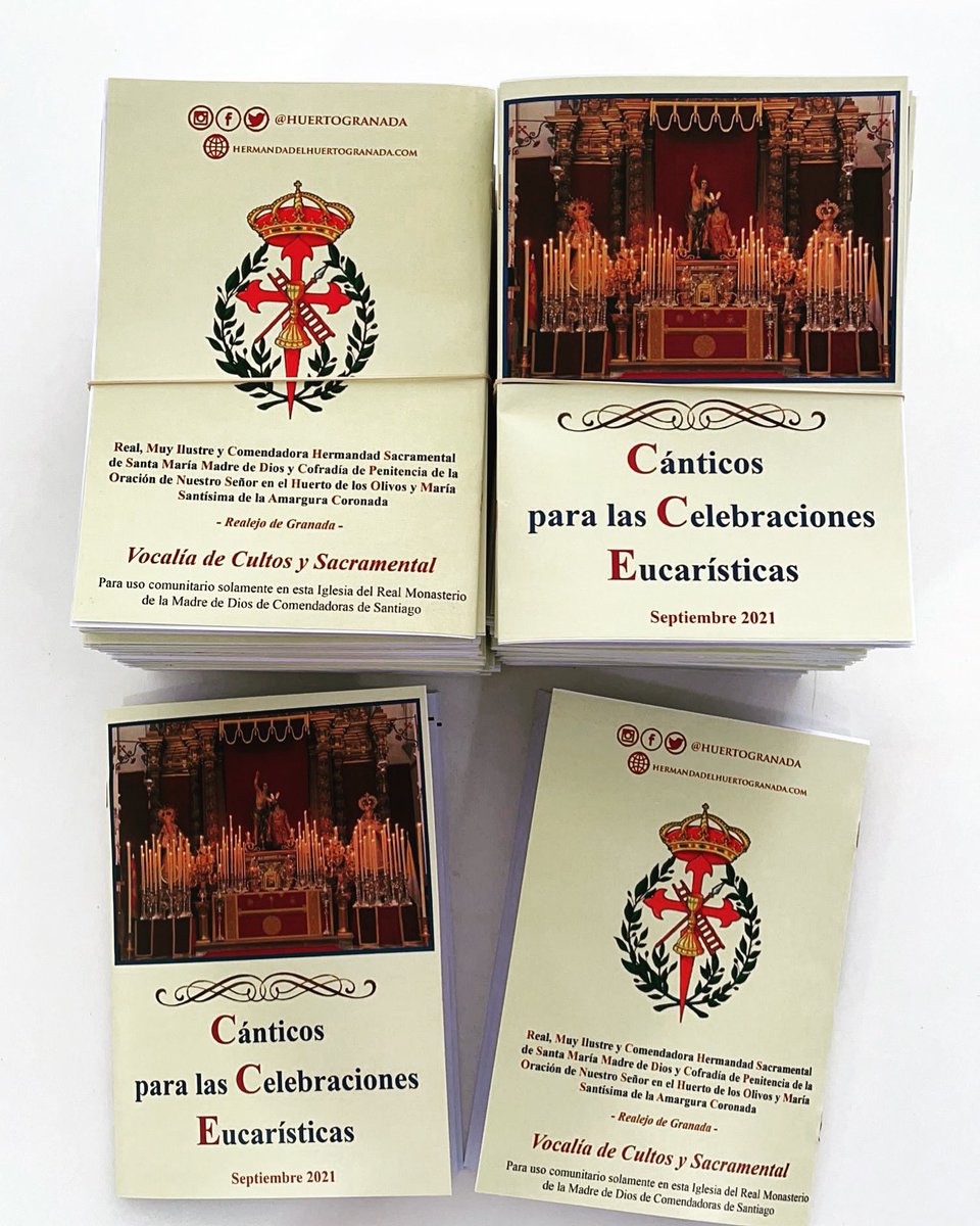 CopiPrincipe's tweet photo. Septiembre mes de preparativos, con ilusión volvemos a empezar un curso más y en #copisteriaprincipe te ayudamos a que todo sea más fácil, como a @HuertoGranada que ya tiene sus #cuadernillos nuevos para su iglesia 

#barriorealejo
#copisteriagranada 
#hermandadrealejo 
#libreto https://t.co/V3fF3TIq2l