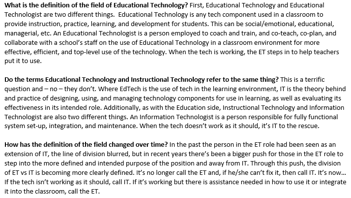 DoDEATechGirl's tweet photo. I was asked some interesting questions today... 😍 
#ETLife #EdTech #TechLife https://t.co/3Y4MK2EFTL