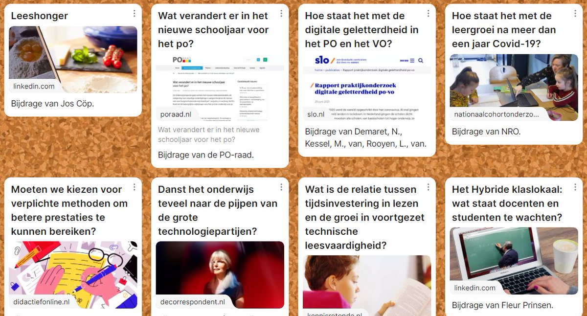 De Leertijd.nl Nieuwsselectie week 36 2021 is verschenen. Wederom met een groot aantal artikelen over onderwijskwaliteit die je niet gemist mag hebben: lnkd.in/dHCb-39.