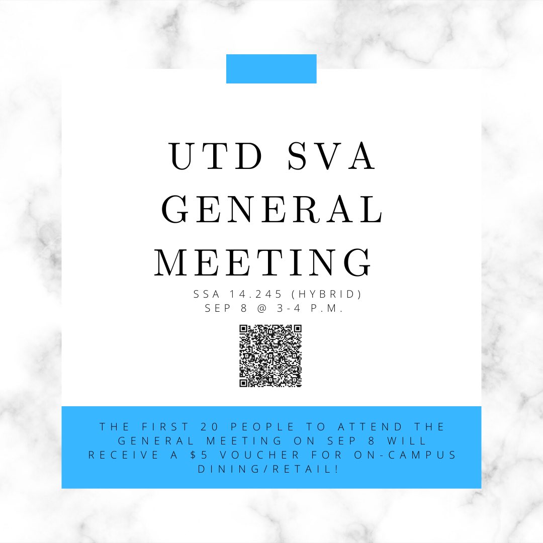SVA at UT Dallas tweet media