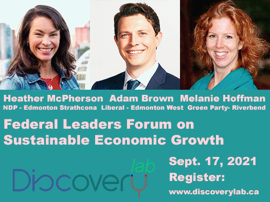 DiscoveryLab (@_discoverylab) on Twitter photo Join us on Sept 17 to meet <a href="/HMcPhersonMP/">Heather McPherson</a>, <a href="/adamwilsonbrown/">adamwilsonbrown</a> and Melanie Hoffman - NDP, Liberal and Green Party candidates in Edmonton for federal posts to discuss how to grow a sustainable economy discoverylab.ca/index.html Join us on Sept 17 to meet <a href="/HMcPhersonMP/">Heather McPherson</a>, <a href="/adamwilsonbrown/">adamwilsonbrown</a> and Melanie Hoffman - NDP, Liberal and Green Party candidates in Edmonton for federal posts to discuss how to grow a sustainable economy discoverylab.ca/index.html