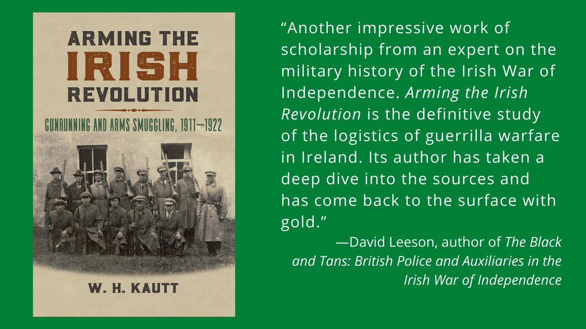 Just released! More info. here: kansaspress.ku.edu/978-0-7006-322…
@HNetWar @SMH_Historians @History_Ireland
@IrishRevHistory @irelandbattles 
#Ireland #IrishHistory #irishwarofindependence