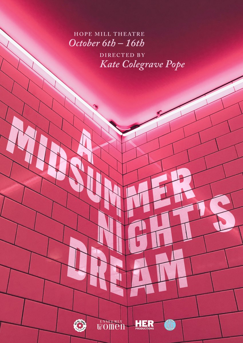 Who has TICKETS?!

Our A Midsummer Night's Dream with <a href="/GirlGangMcr/">GirlGangMcr</a> hits @hopemilltheatr1 October 6 - 16! 

You do not want to miss this incredible team, bringing All Female Shakespeare to life! 

🎫  - hopemilltheatre.co.uk/events/a-midsu…