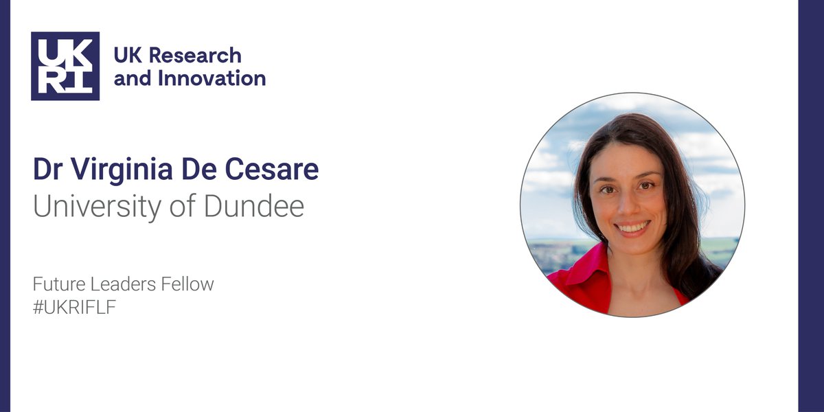 Steve Meader (@steve_meader) on Twitter photo Congratulations to Virginia De Cesare <a href="/v_decesare/">Virginia De Cesare</a> at University of Dundee, one of our new Round Five <a href="/UKRI_News/">UK Research and Innovation</a> Future Leaders Fellows #UKRIFLF Congratulations to Virginia De Cesare <a href="/v_decesare/">Virginia De Cesare</a> at University of Dundee, one of our new Round Five <a href="/UKRI_News/">UK Research and Innovation</a> Future Leaders Fellows #UKRIFLF