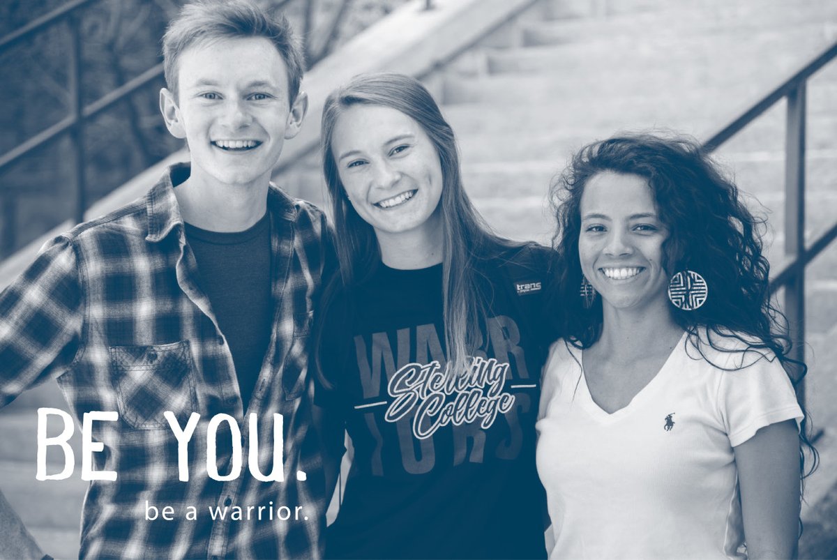 Be a Warrior.
sterling.edu/admissions 
#SeeYouAtSterling #HereAtSterling #BeYouBeAWarrior #SterlingCollege