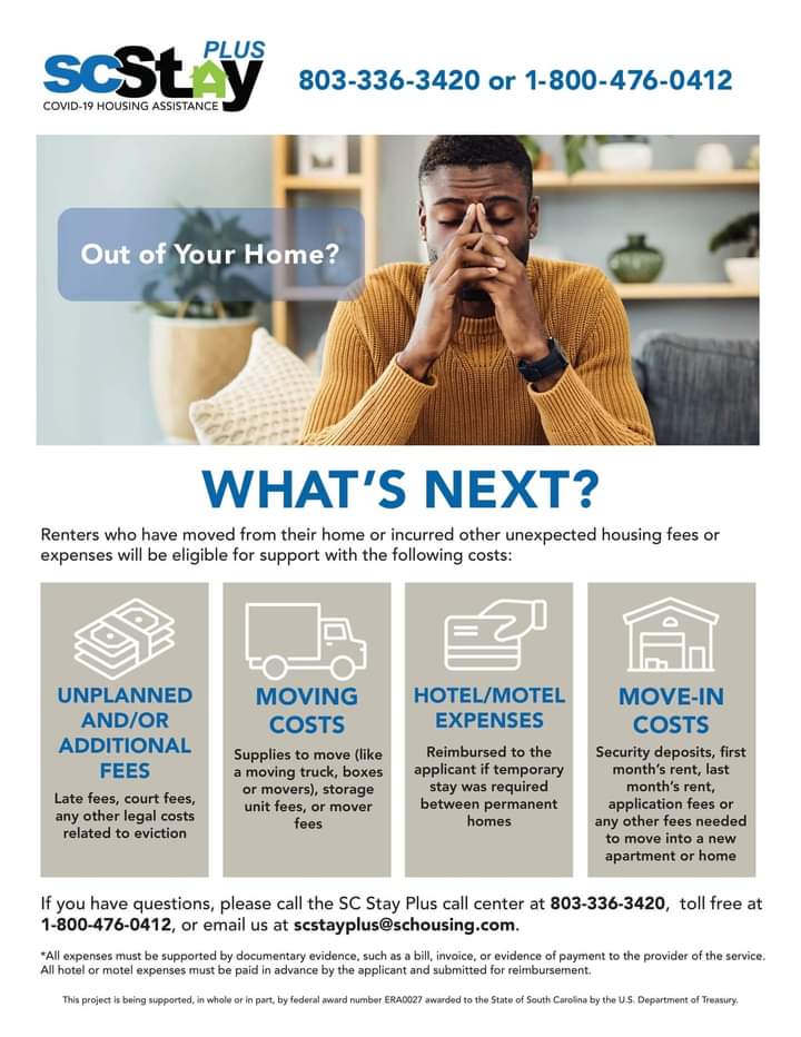 H_Sanders2019's tweet image. #AikenCountySC starting next Monday I will be at the Salvation Army Shelter Monday-Friday 8-4 helping folks get signed up for help!! Please share this VITAL information so we can reach more folks!! #SCStayPlus #HelpIsHere   #RentAndUtilityAssistance