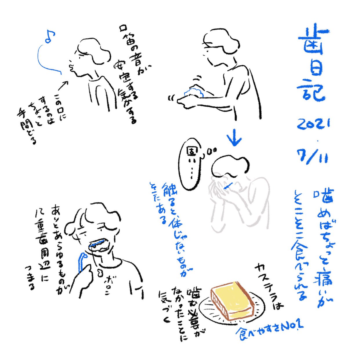 [歯日記まとめスレッド]1〜4 #オカヤ歯日記 