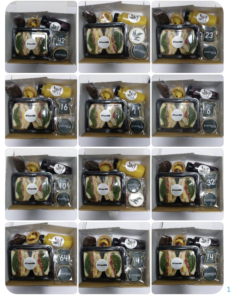 팬분들께서 BM 선수들을 위해 깜짝 도시락 선물을 준비해주셨습니다❣️❣️
보내주신 응원과 사랑에 보답할 수 있도록 더 힘내서 플레이오프 경기 준비하겠습니다🔥
늘 큰 응원과 사랑 보내주셔서 감사드립니다‼️