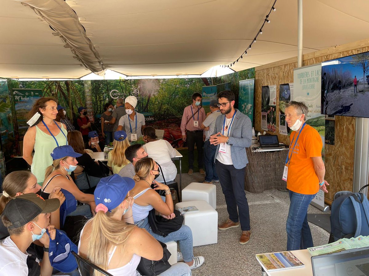 Polelagune's tweet photo. #IUCNcongress Ramsar France et les Pôles-relais zones humides, toujours mobilisés au village des #zoneshumides ! Aujourd'hui RDV avec @mar_nosta  
Venez nous rendre visite jusqu'au 11 septembre ! https://t.co/CyrFN4Yhbp