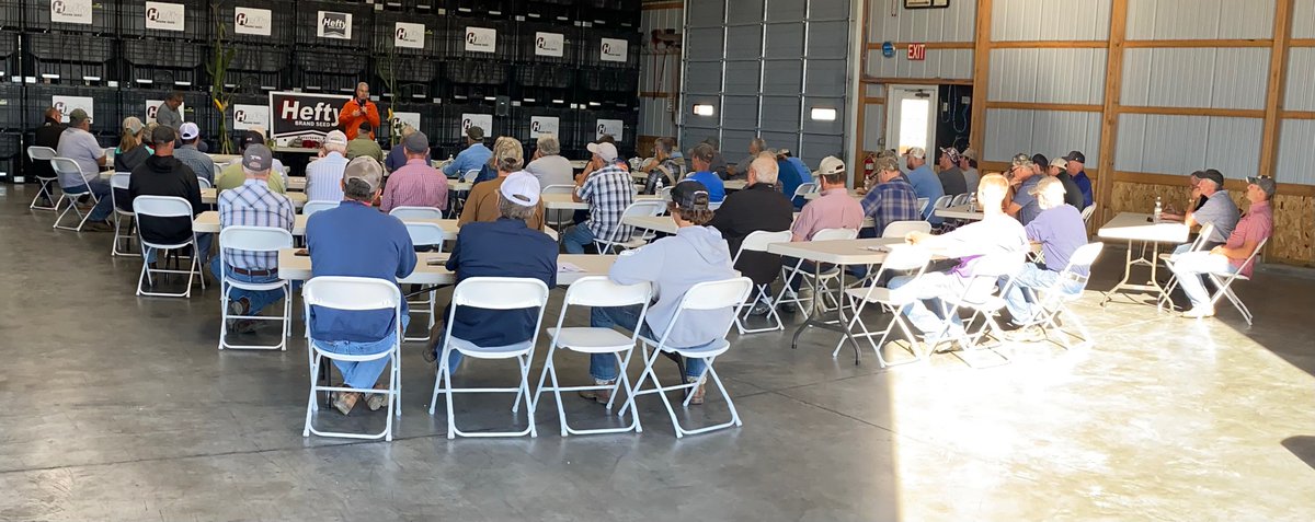 Brian, Darren, and the Hefty Seed research team have been traveling the country and holding agronomy update meetings all month long! There's still time to join a few of these informational meetings - click the link to find one near you!
heftyseed.com/fielddays