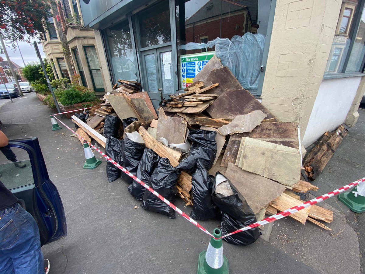 Don’t worry, this isn’t an extreme shabby chic look that we’ve chosen for The Corner - instead this means we’re making great progress on our refurbishment 😀And there’s more to come… #Roath #communityspace