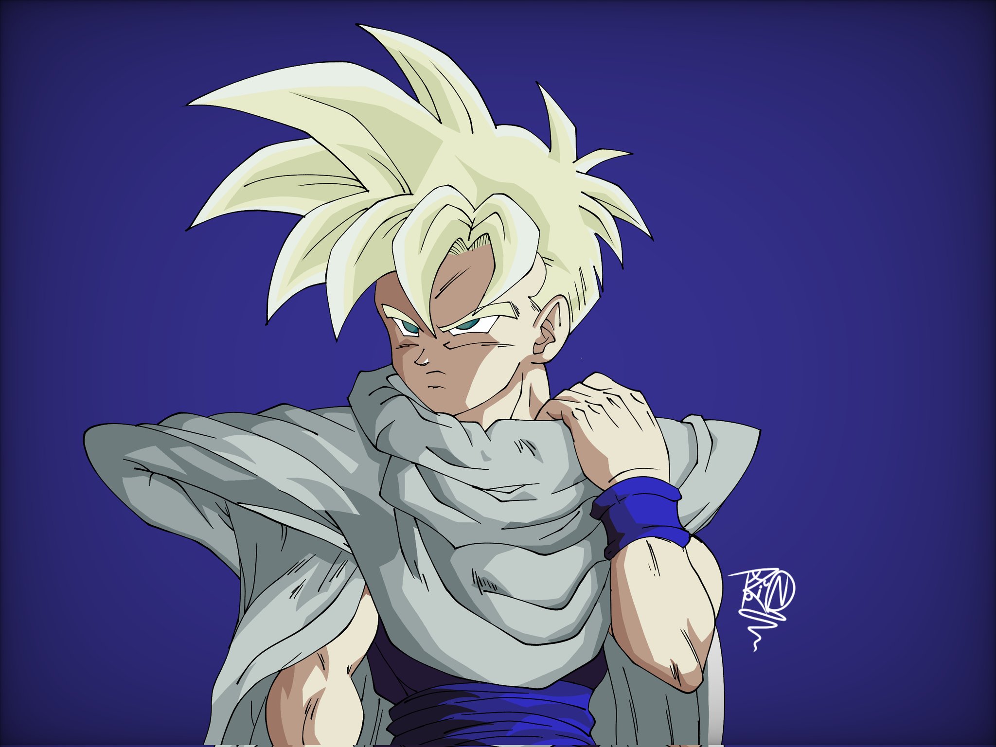 Gohan SSJ1 - Dragon ball saga