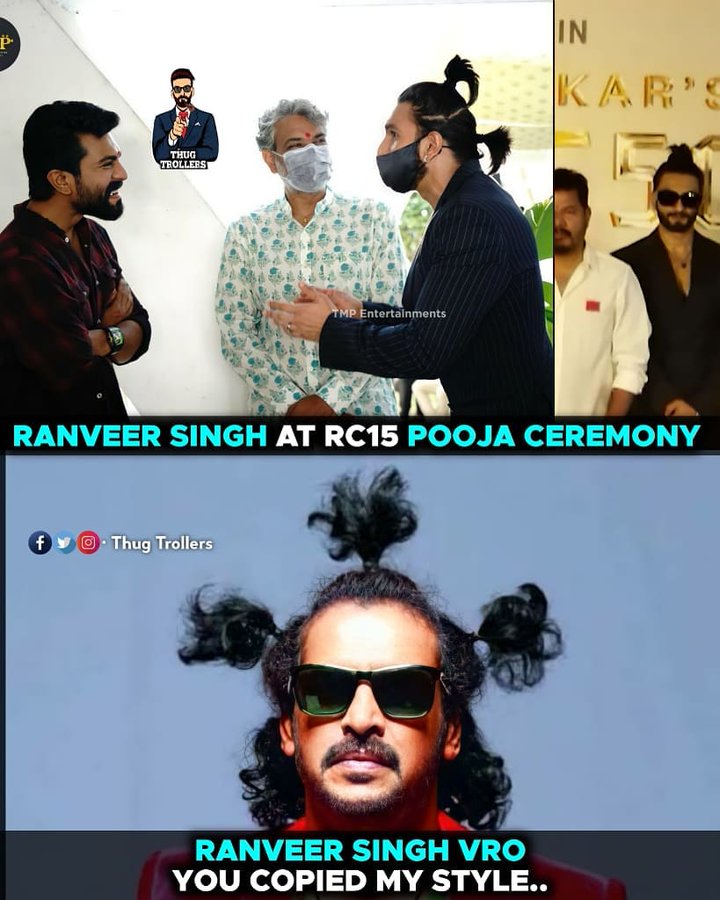 Ranveer Singh's latest hairstyles erupts a meme war on social media
