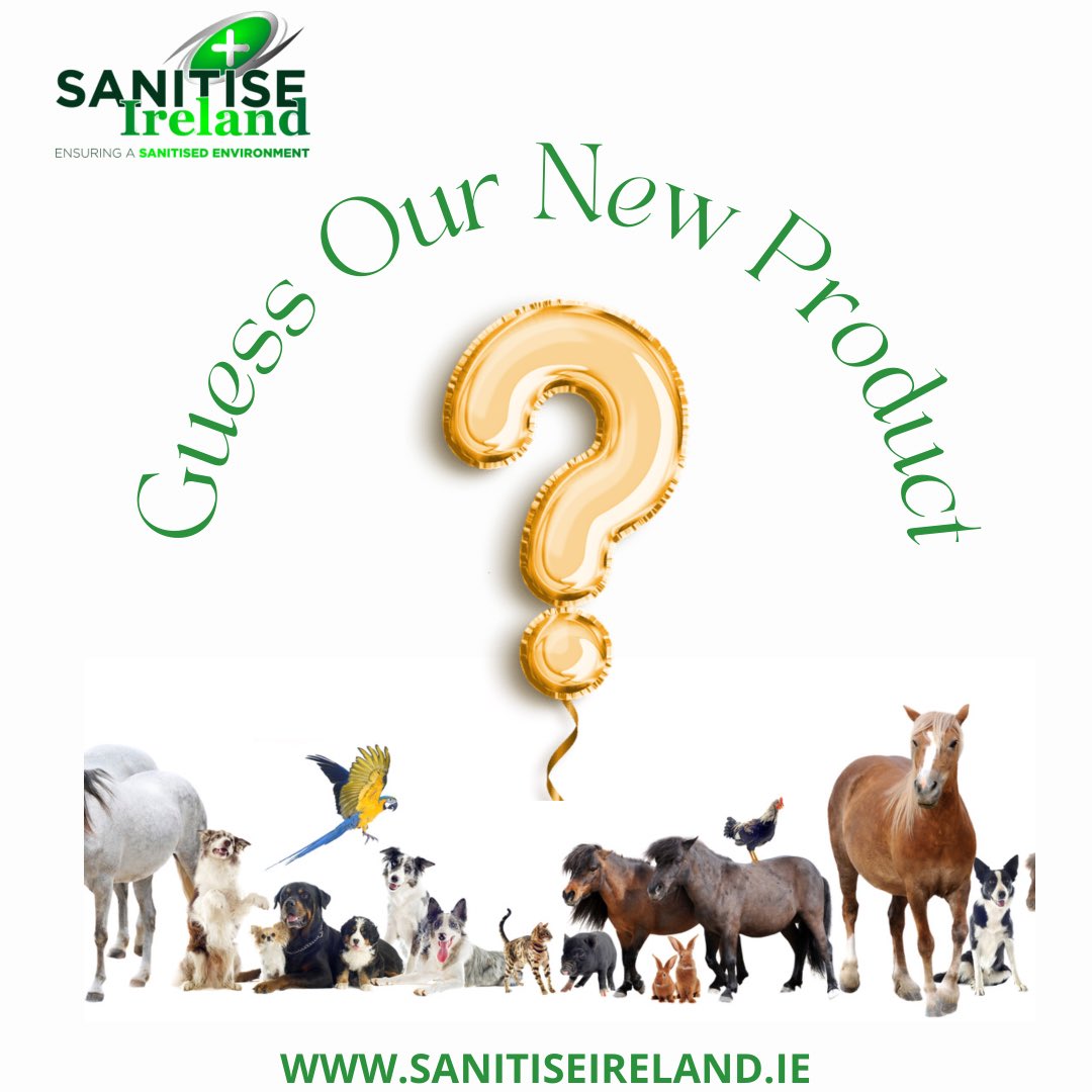 SanitiseI's tweet photo. 🌟Win a €100 voucher for Sanitise Ireland🌟
We are so excited to launch our new product next Week. Can you guess what it is?

✅ Answer Below 
✅ Don’t forget to tell your friends  
✅ Pop over to the website and have a look

*Winner chose randomly across social media platforms https://t.co/9VH2BDEGfL