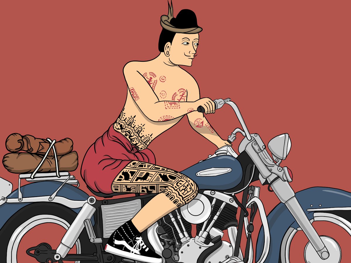 CustomlineCycle's tweet image. No.1 - MOTO TRDITION 🧡
0.025 Eth
opensea.io/assets/0x495f9…
.
#NFTCommunity #NFTs #NFTart #NFTartists #nftcollector #tokenart #opensea #Moto #traditional #traditionalart #art
#illustration #illustrator #motorcycle #harleydavidson #vintage #ride