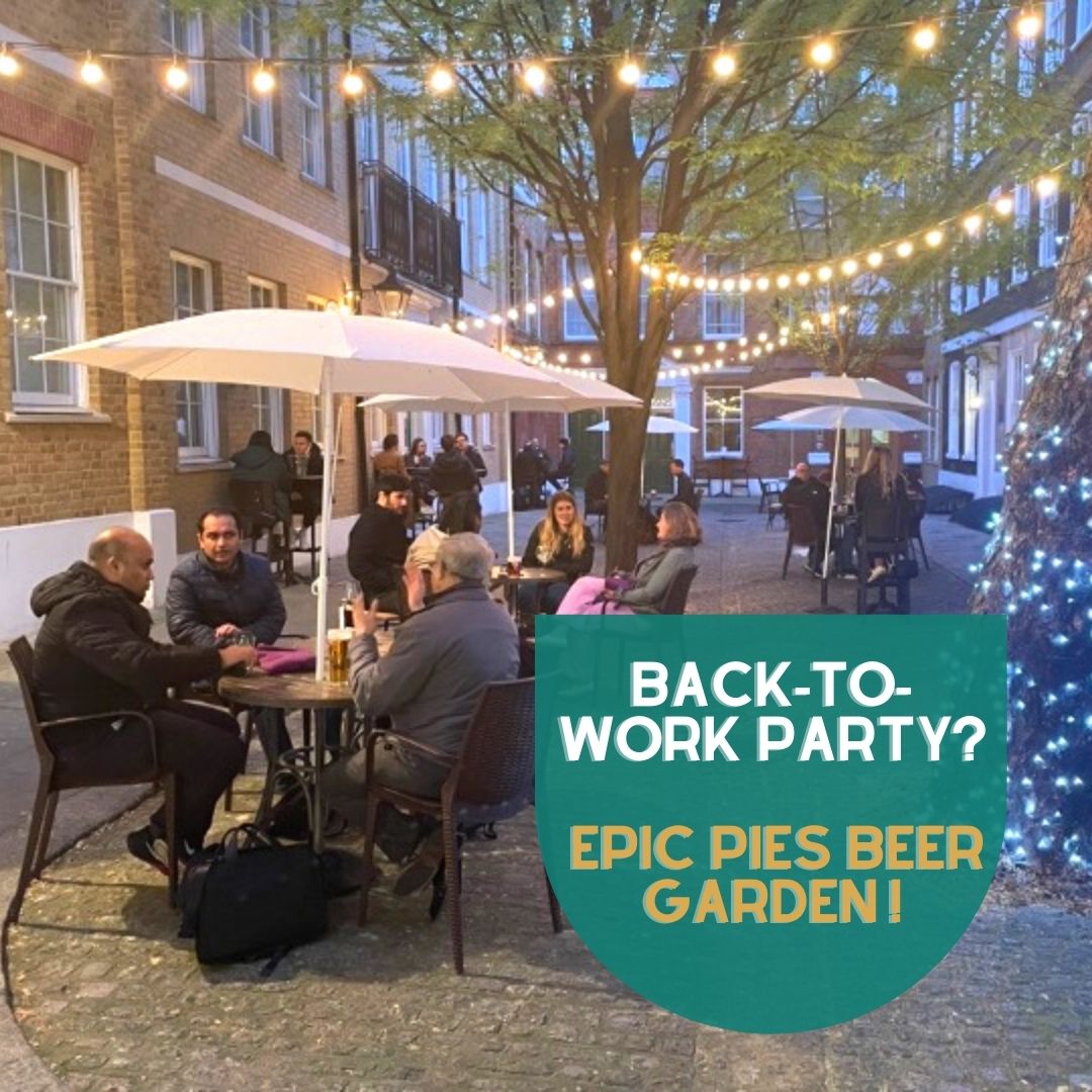 After months of working from home, catch up with your colleagues in our alfresco beer garden! Make the most of the last few weeks of summer. We can accept large bookings up to 100 in our covid-safe environment.
🍻

#epicpiesuk #backtowork #beergarden #nomorewfh #teamlunch