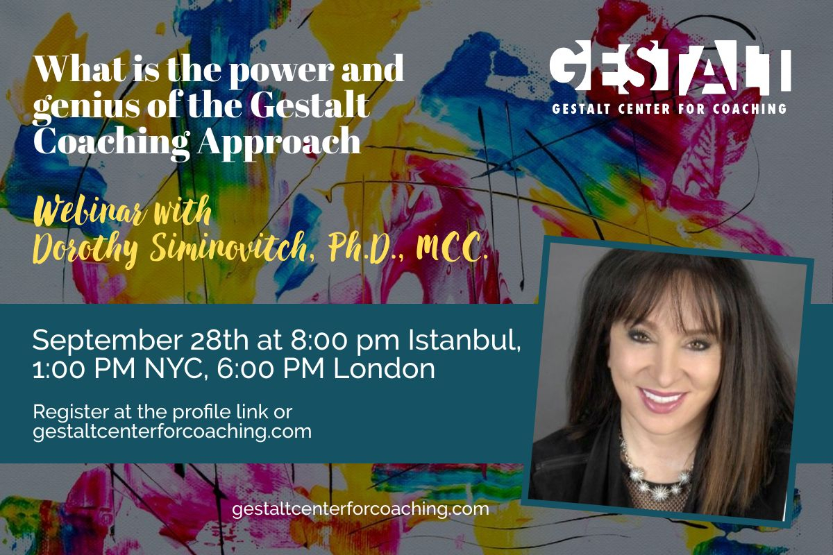 What is  the power and genius of the gestalt coaching approach:
For the challenges in work, life and our world
What is the role of awareness?
How can we use ourselves as an “instrument” of coaching
How can we make a difference?
Why now?
Register at shor.by/jMoG