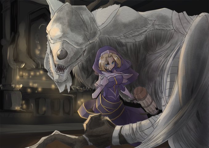 ブラボ&amp;〆をまたやりたくなったので描いた教区長エミーリアとマルコシアス聖職者の獣とも迷ったんだけどフィールド的にこっちにした私の本性は獣!! 