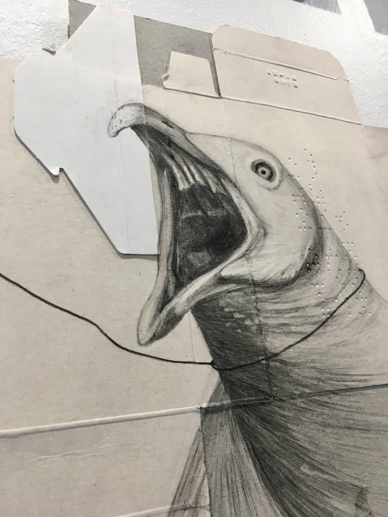 AliiRamdane's tweet photo. Vernissage collectif d’artistes à l’Open Bach Paris 13ème avec les œuvres de @estelle_rnx_ramdane #drawing #dessin #dessincontemporain #oiseau #oiseaux #birds #crane #arts #artsplastiques #openbachresidence #openbach #openbachgalerie #openbach_gallery #paris #culture https://t.co/VrxPaZpbwv