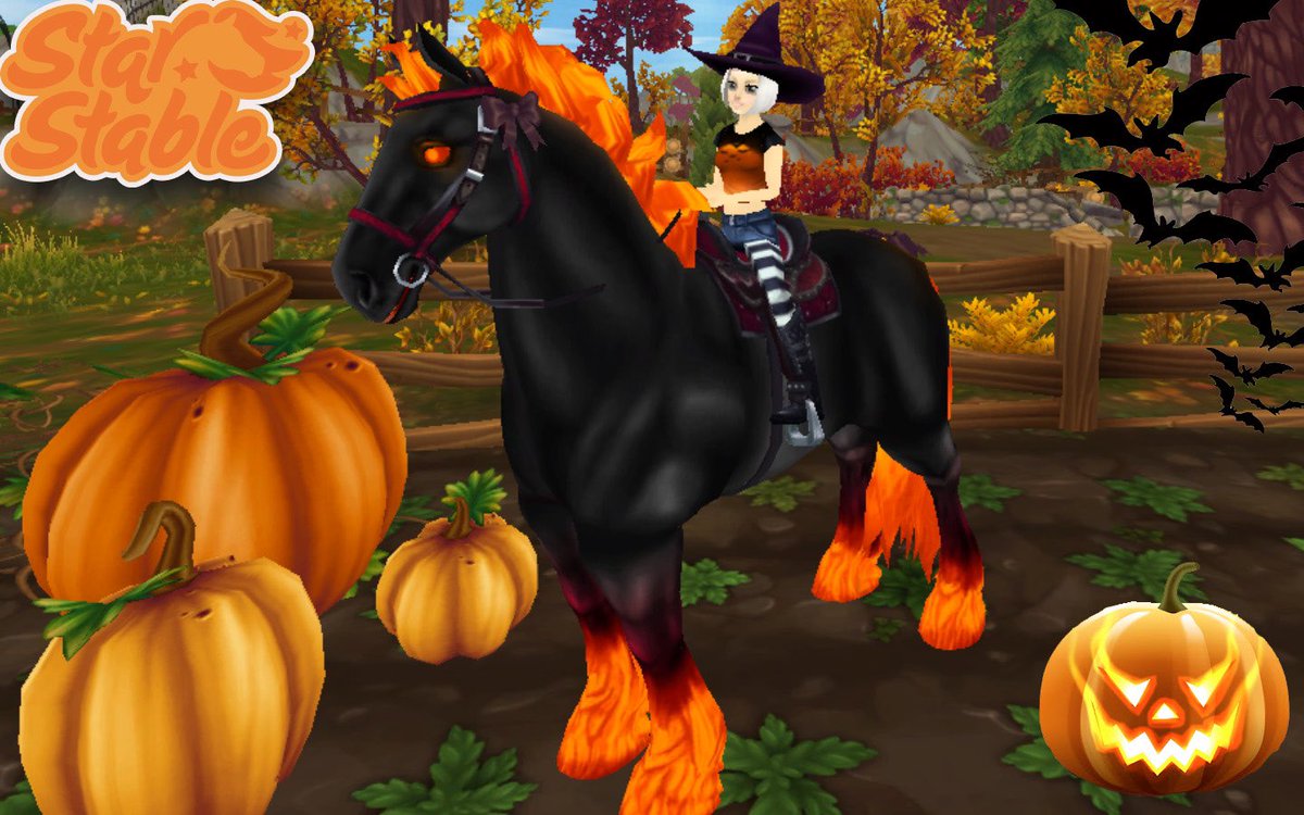 Roblox_Lady_M's tweet image. I love Halloween! And it’s close!! @StarStable #starstable #sso
