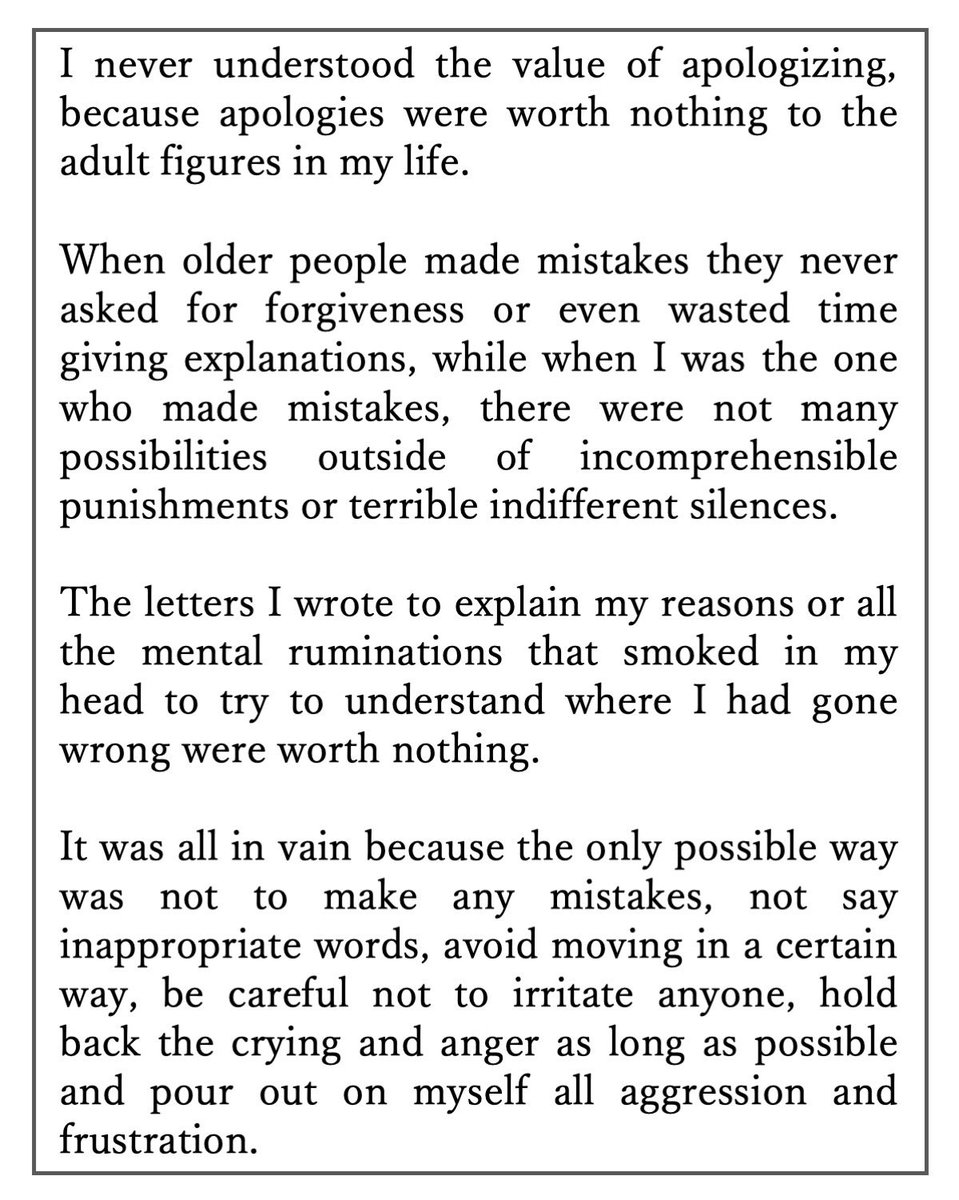 AutieIn's tweet image. The unknown privilege of making mistakes #apologize #writing #write #mystory #childhoodtrauma #trauma #healing  #human #fear #September2021 #autism #ActuallyAutistic
