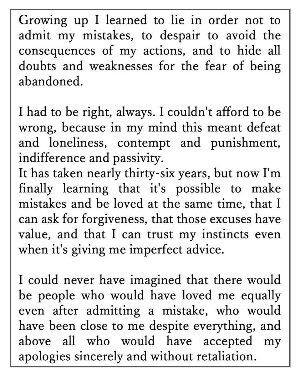 AutieIn's tweet image. The unknown privilege of making mistakes #apologize #writing #write #mystory #childhoodtrauma #trauma #healing  #human #fear #September2021 #autism #ActuallyAutistic