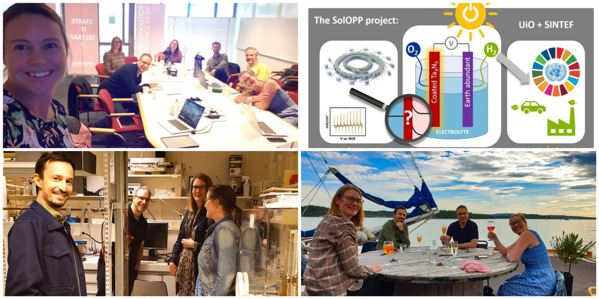 SolOPP_'s tweet photo. Yesterday we had kick-off for @forskningsradet research project SolOPP on solar-driven water electrolysis, studying degradation with operando studies #XPS #electronmicroscopy
#photocatalysis #Battery #cleanenergy  @SINTEF_HCI  @Fysikk_UniOslo @DTUtweet @Cambridge_Uni https://t.co/l6rxVTT5CQ