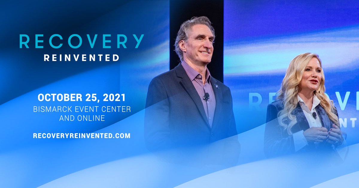 REGISTER NOW for #RecoveryReinvented on Oct. 25th in Bismarck, ND or virtually!
 
Hear local and national stories of recovery, connect with addiction &amp; recovery resources, and learn how you can help end the stigma surrounding addiction.
 
Register at recoveryreinvented.com/2021!