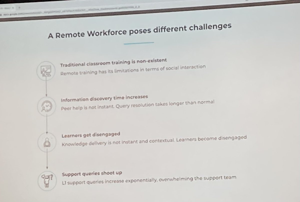 The challenges of a remote & hybrid workforce . @whatfix #LEARNINGLIVE