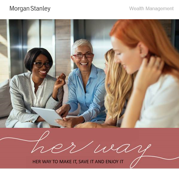 JPTepperMS's tweet photo. Join us on September 14th for our next HER Way event: “Planning to Grow Old Gracefully”. You may send your RSVP to jessica.a.marshall@ms.com. #HERWayat522 #HERWayatMS #WomenHelpingWomen #WomenLeaders #WomenWhoInspire #WomenEmpowerment #WomenInBusiness https://t.co/7x294bFC0j https://t.co/NdOBRkDPyZ