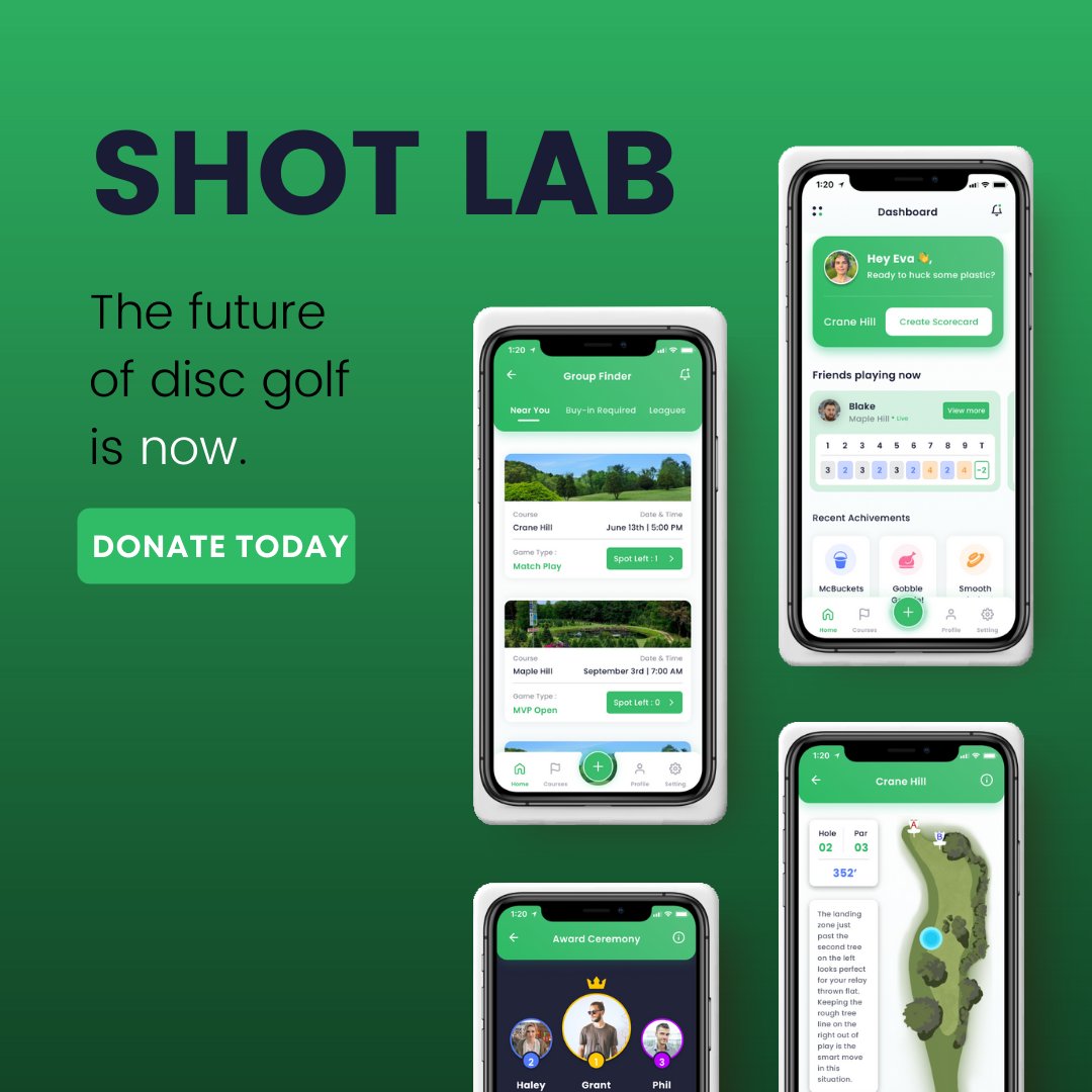 ShotLabDiscGolf's tweet photo. Get in on those Kickstarter deals! Check out > https://t.co/oVjeXOwJ38 #shotlabdiscgolf #discgolf #throwpink #growthesport #respectHERgame https://t.co/ROIa2F87T1