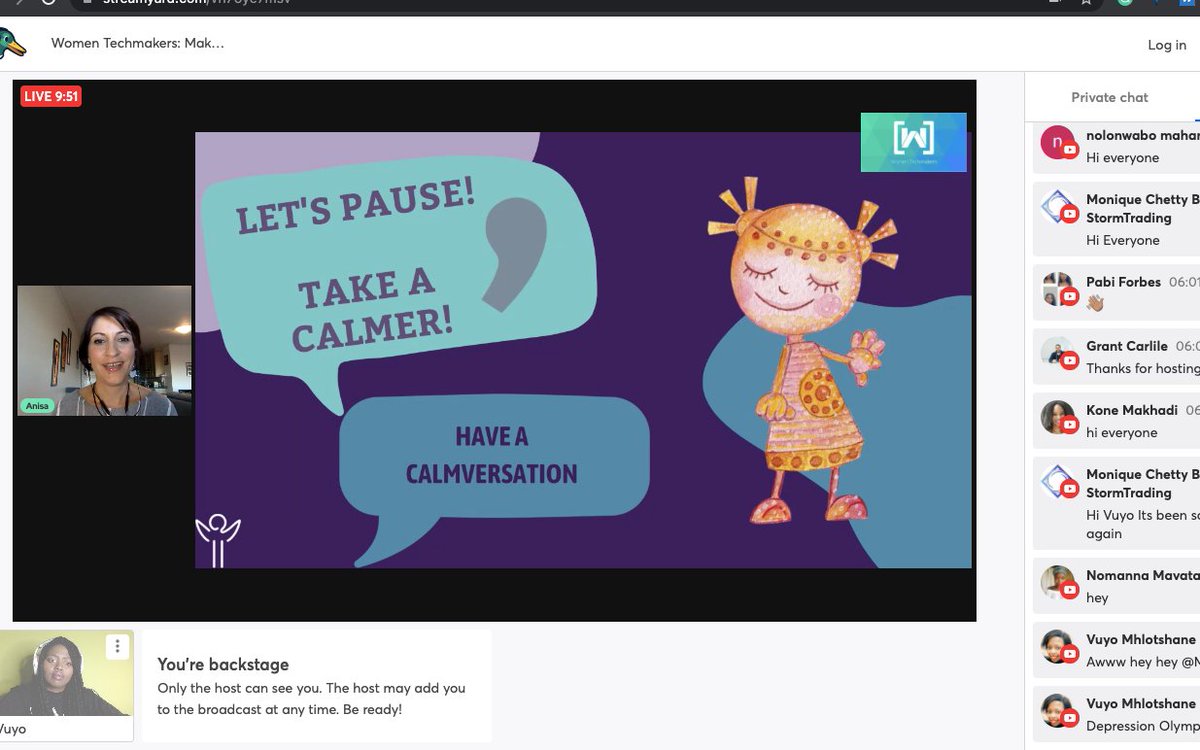 Learning more about Equalbeing by <a href="/anisamahmoudi/">Anisa M</a> 🙃 . You know when you get a good feeling about someone? This wonderful speaker gives me just that. <a href="/GDGJohannesburg/">GDG Johannesburg 🇿🇦</a> <a href="/WomenTechmakers/">Women Techmakers</a>