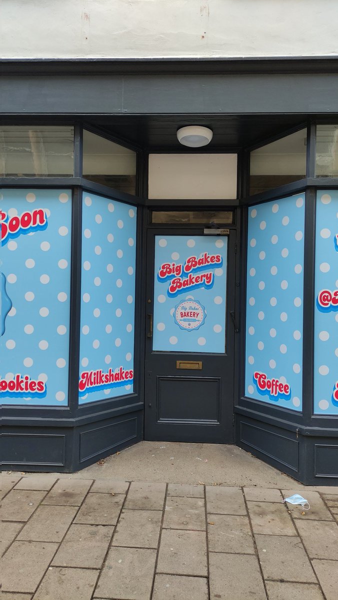 Spotted in the wild. <a href="/BigBakesBakery/">Big Bakes Bakery</a> in Exeter! Can't wait to see them open 🙂