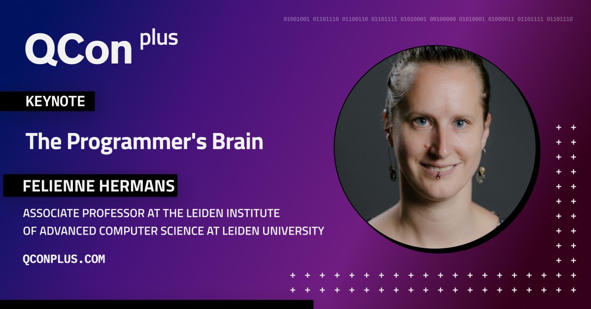 Attend this #QConPlus keynote by @Felienne & dive into the cognitive processes that play a role when reading code. Discover hands-on techniques that can be used to read any piece of code with more ease & less headache! bit.ly/3nbwlWK #Code #Coding #Programmer #Software