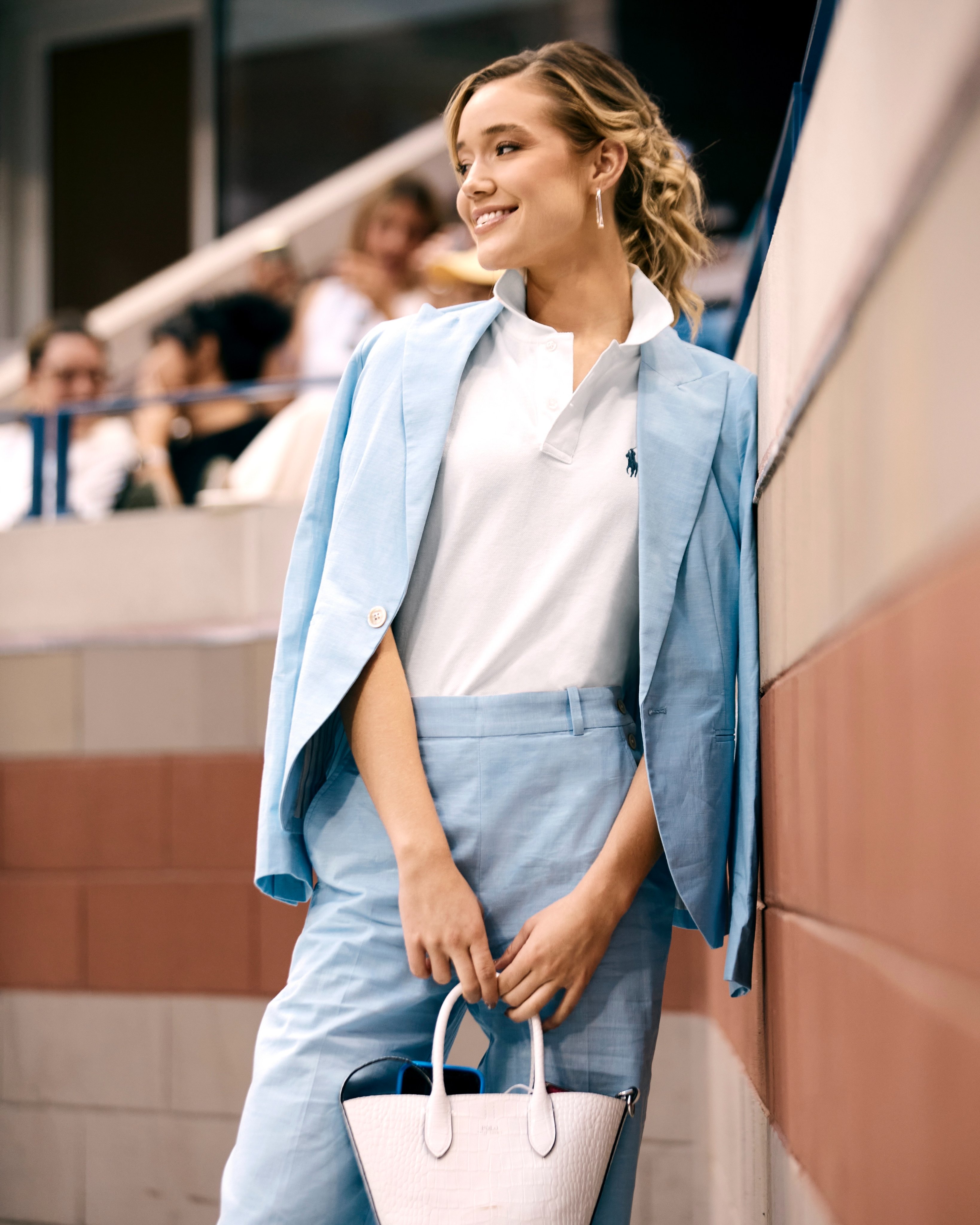 Lauren on Twitter: "New York, Let's Play! #OliviaPonton to our Polo Lauren suite at the @USOpen, dressed in signature pieces like #ThePoloShirt, our Cotton Chambray with matching pant,