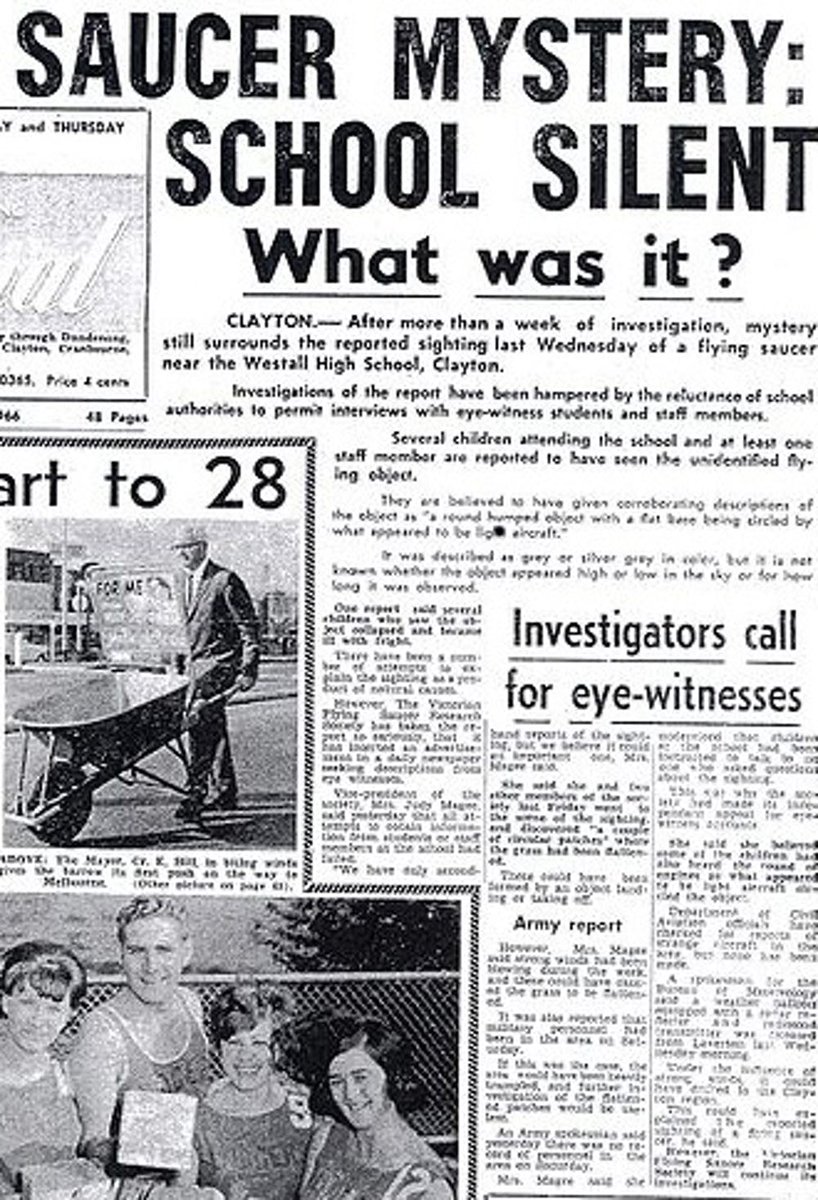 The Westall UFO Incident, where 300 people have alleged to all have seen UFO's over 50 years ago.  Listen to this week's episode for all the details!!

linktr.ee/BSPodPhx