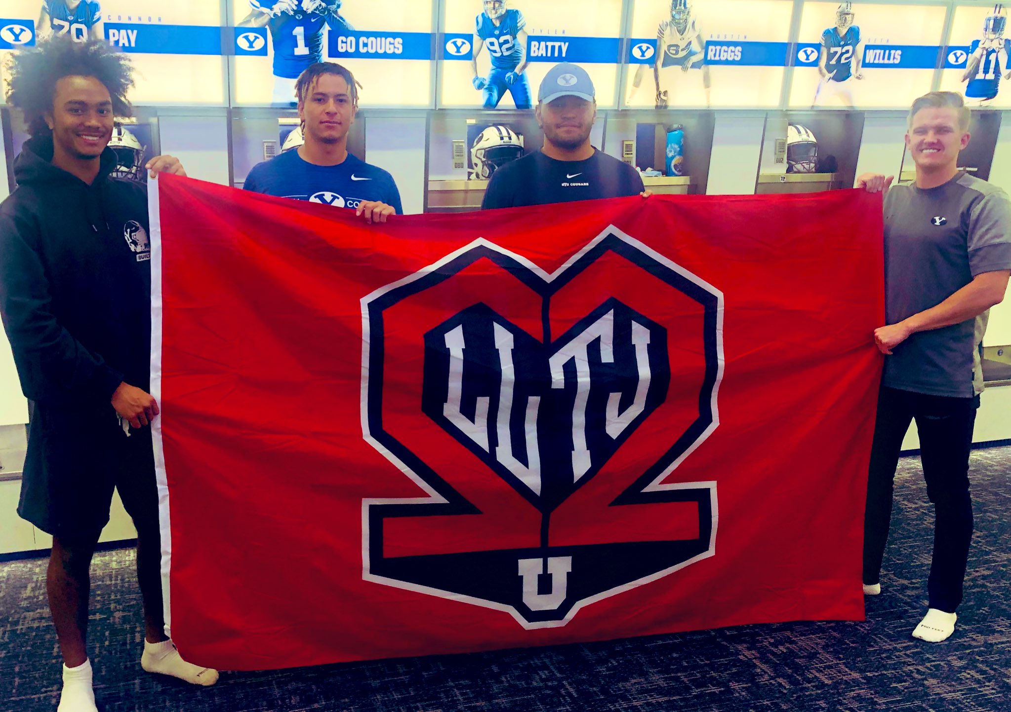 BYU locker room