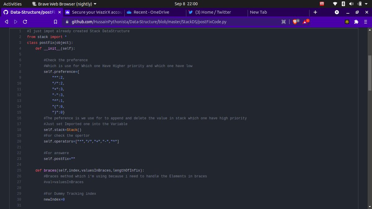 Hai,My love fellow geeks This is my Day 1 in 100DaysOfCode Challenge ...