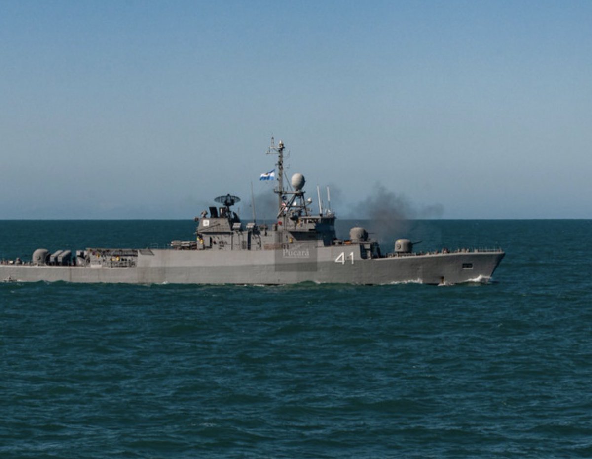PucaraDefensa's tweet photo. La @Armada_Arg en una nueva #EtapadeMar
#ARA #meko #a69 #fennec #as555 #ships #navy #ARG @EMCOFFA_Arg @MindefArg #fuerzadetareas #destructor #destroyer #rhib #bnpb #meko360 #meko140 #bofors #FLOMAR #atlanticosur #armadaarg #corbetas #CoAN #imara #opv #pom
https://t.co/k0X3s9gr7K https://t.co/ftz4L4NMtF