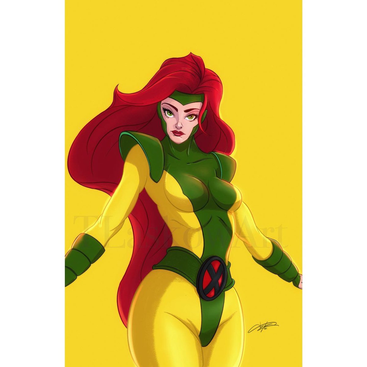 TLaskowArt's tweet photo. Jeeeeaaaaannnnn!
-Wolverine 
Jean Grey 90s version with classic colorway version I just finished up. Thanks for looking!
#xmen #jeangrey #marvelgirl #digitalart #illustration #fanart #comicart #comics #xmenfanart #marvel https://t.co/t24PEMvATo