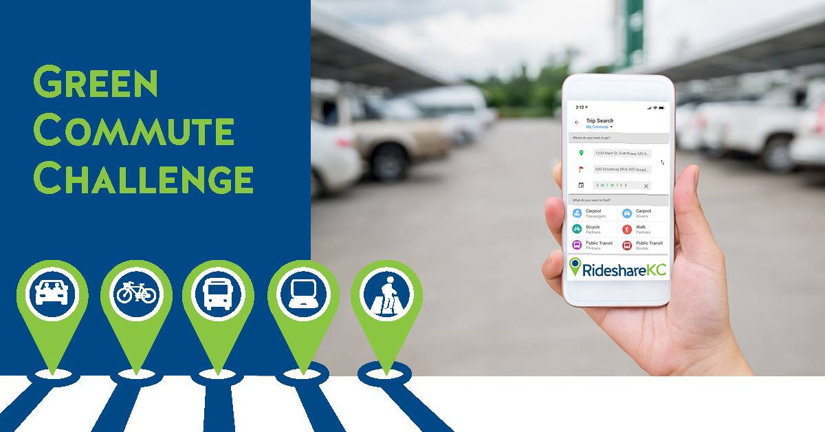 BikeWalkKC's tweet photo. Did you ride to work this morning? @ridesharekc's #GreenCommuteChallenge is coming up, and if your employer isn't fielding a team, we'd love to have you join the BikeWalkKC Community Team. Learn more and sign up here: https://t.co/xxDMsLZch4. https://t.co/3wgCLenSdL