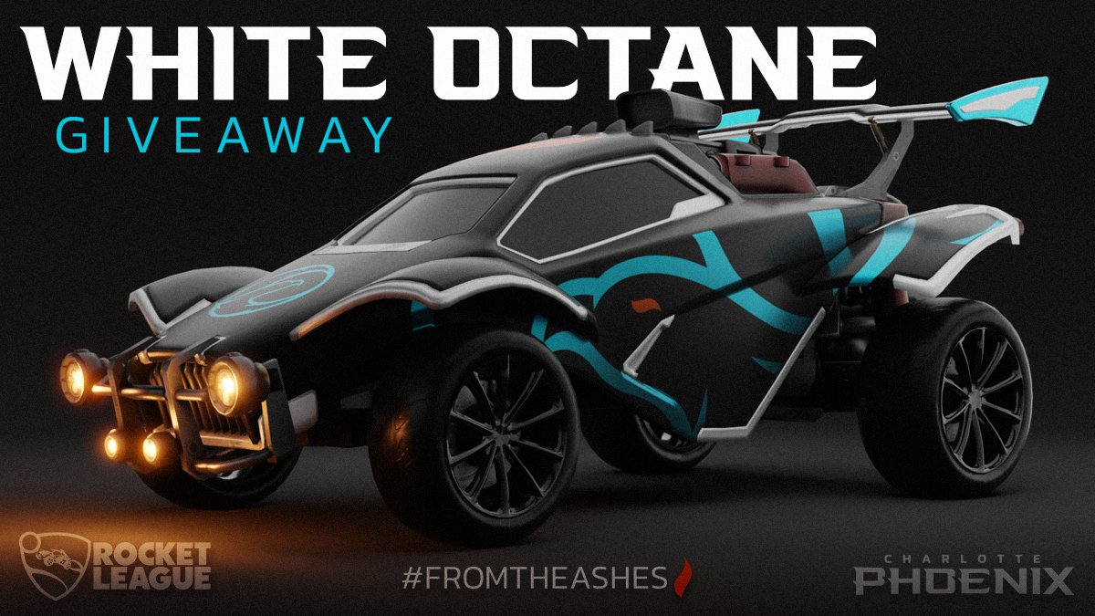 💥🚨 GIVEAWAY 🚨💥

You know the drill! Just complete the ⬇️steps below⬇️and you'll be entered to win a White Octane skin! (Phoenix decal not included *cough cough* <a href="/PsyonixStudios/">Psyonix</a>)

🏆Winner chosen 9/22!🏆

Like👍
Retweet♻️
Follow🏃

#FromtheAshes🔥 | #RocketLeague | #Giveaways